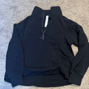 lululemon athletica Men's Dark Blue Zip-Up Sweater